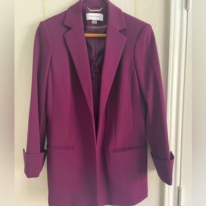 Selling this plum colored Calvin Klein Pant Suit.